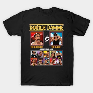 Double Damme - JCVD Jean Claude Van Damme VS T-Shirt